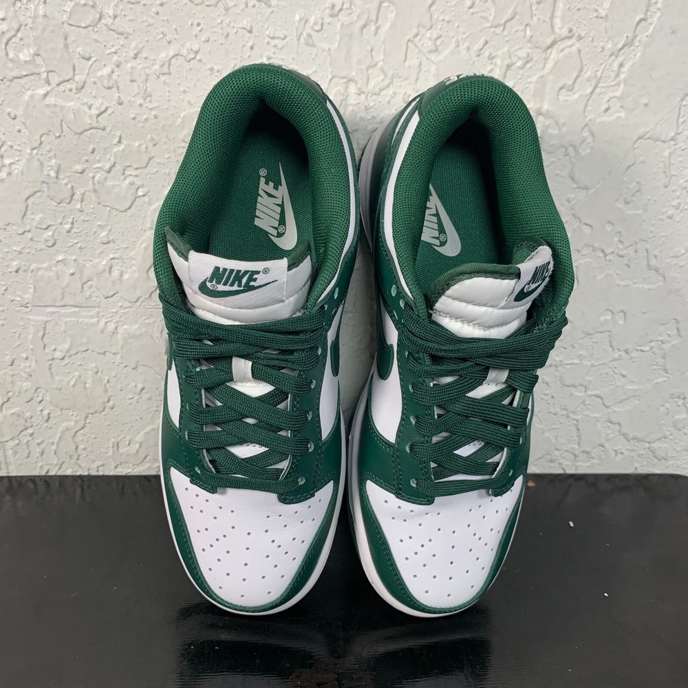 Nike Dunk Low Pro Womens Size 6 Shoes Green White Sneakers DQ8580-100 - Picture 7 of 9